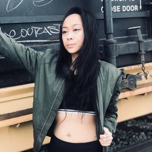 Outwear, Army Green color